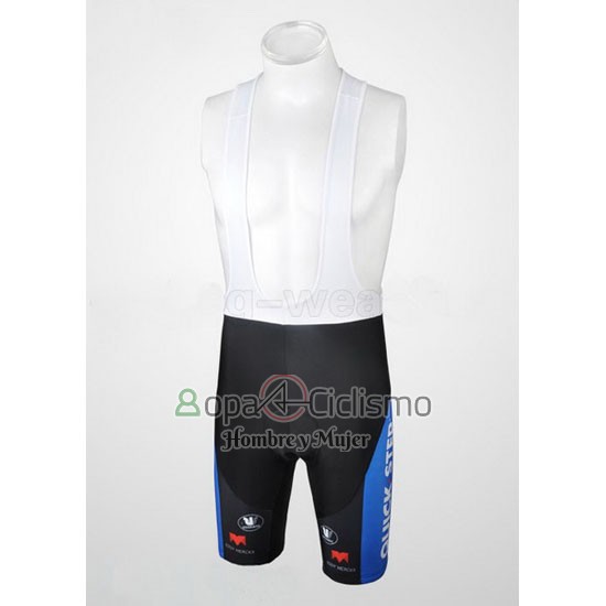 Quick Step Floor Ropa Ciclismo Culotte Corto 2010 Mangas Cortas Azur